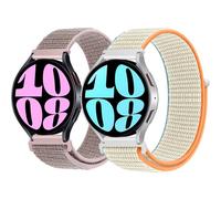 2 Pack 22mm Nylon Strap for Samsung Galaxy Watch 3 45mm/Galaxy Watch 46mm/Gear S3 Classic/Frontier,Adjustable Breathable Fabric Sport Replacement Band for Huawei Watch 2 Classic/3/3 pro/GT/2 Men Women