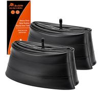 YunSCM 2-Pcs 24 inch Heavy Duty Fat Tubes 24x2.50/3.0 ETRTO 64/75-507 AV32mm Schrader Valve Compatible with 24x2.50 24x2.60 24x2.80 24x3.0 Electric Bike/Mountain Bike Fat Tyre Tubes