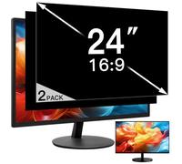 2 Pack 24 Inch Privacy Screen for Computer Monitor 16:9 Aspect Ratio, Eye Protection Anti Glare Computer Screen Cover, Removable Anti-Scratch Computer Screen Privacy Shield for 24'' Widescreen Monitor
