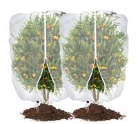 2 Pack 245 x 245cm Insect Netting Bag with Zipper & Drawstring & Lock, Garden Bug Netting Plant Cover for Vegetables Fruits, Fruit Tree netting Bird Protection, Shield Plants from Birds and Pests