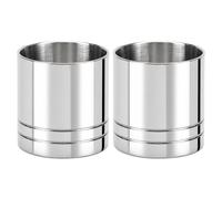 2 Pack 25ml Stainless Steel Spirit Measure Jiggers, Professional Shot Measures, Exact Volume Drink Measuring Cups for Cocktail Making, Home Bar, Outdoor Party, Pub, Restaurant and Bartender Daily Use