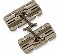 2-Pack 25mm Magnetic Quick Release Buckle,Tool-Free 1" MOLLE Gear Connector | Lightweight 25mm magnetic quick-release buckle pair with tool-free slotted installation and 80kg load capacity