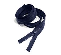 2 Pack 27 inch | 70cm Navy Blue Zippers - Strong Nylon Closed End Zip Fasteners. Ideal for Sewing, Dressmaking, Skirts, Bags, Cushions, Craft and Accessories