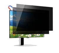 （2 Pack） 27 Inch Magnetic Computer Privacy Screen Filter for 16:9 Widescreen Monitor, Removable Privacy Screen Anti Spy Desktop Security Private Filter (ONLY Suitable for Borderless Screens)
