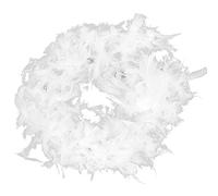 2 Pack 2M White Feathers Boa Fluffy Garland For Christmas Tree White Feather Boa Strip Xmas Ribbon Wedding Party Garland Decor Accessories