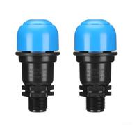 2-Pack 3/4 Inch Air Release Valve for Irrigation Systems with External Thread and Vacuum Release Feature to Improve Efficiency and Prevent Air Blockage in Water Management Systems (3/4 inch)