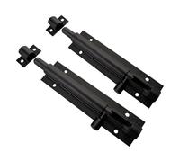 2 Pack 3" Door Lock Bolts, Barrel Slide Door Bolts, Heavy Duty Metal Latch Locks for Garden Gates, Sheds, Bathroom Doors | Rustproof Design with Screws