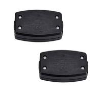 2 Pack 3-Terminal Electrical Junction Box, Cable Junction Joiner Box, 13A 250V Flex Connector for 3-Core Cable, Durable PC Housing, for Indoor Lighting, Power Systems Wiring Applications - Black