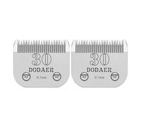2 Pack 30# Detachable Pet Dog Grooming Ceramic Blades,Compatible with Heiniger,Andis,Oster A5,Wahl KM-10 Series,Size #30 Blade 1/50-Inch 0.5MM Cut Length