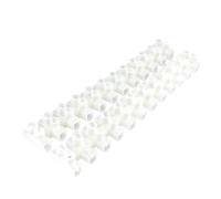 2 Pack 30A Electrical Connector Blocks 30 Amp 12 Way White Terminal Block Strip Electrical Terminal Connector Strips Electric Wire Chocolate Chock Blocks Connecting for Wiring Cable