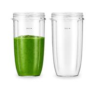 2-Pack 32 oz Blender Cups Replacement for Nutribullet 600w & 900w Series