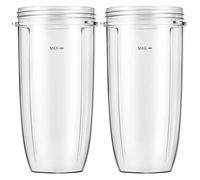 2 Pack 32oz Blender Cups Compatible for Nutribullet 600W 900W | Replacement Cups, Bullet Blender, Smoothie Making, Drinking Cups