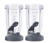 2 Pack 32oz Cup with Flip Lid Compatible for NutriBullet 600W 900W | Smoothie making, portable drink cup, leakproof flip lid, blender replacement accessory