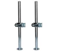 2 PACK 34mm Prop Drop Stand 600mm Long for Trailer Jockey Leg & Clamp
