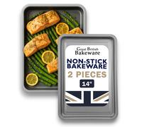 2 x Non Stick Oven Baking Tray Large (35cm)