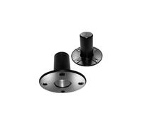 2 PACK 35mm Internal Speaker Top Hat Metal Mounting Fitting Pole Stand Socket