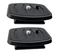2 Pack 35Mm QR Camera Plate For Slik-Sunpak MX1000 Tripod Mount Adapter | Quick-release Base Ensures Secure Attachment, Enabling-Swift Transitions Between Shots, Beneficial To Photographers