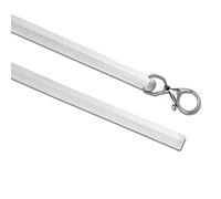 2 Pack 36 Inch Universal Drapery Pull Rod Invisible Clear Curtain Wand for Easier Opening and Back (Acrylic, 36")