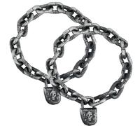 2 Pack 38 Inch Halloween Chains Plastic Chain Links Decoration Fake Prison Chain Props for Halloween Cosplay Costume Accessory