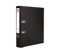 2-Pack 3D File Storage Folder, Super Large Capacity, Strong Clamps, for Office Documents & Receipts, Durable PU Material, Portable, Essential for Business & Home, Black & Blue(Black)