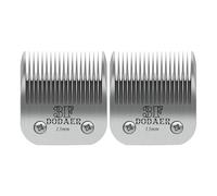 2 Pack 3F Detachable Pet Dog Grooming Ceramic Blades,Compatible with Heiniger,Andis,Oster A5,Wahl KM-10 Series,Size 3F Blade 1/2-Inch 13MM Cut Length