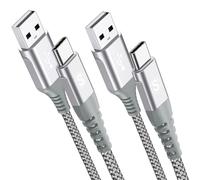 2-Pack 3M USB C Cable 3.1A Fast Car Charger Cable Compatible for iPhone 16 15 Plus Pro Max, Samsung Flip/Fold 7 6 5 4 3 S25 S24 S10 S20 S21 S22 S23 A16/15/14/13/12 A35/A34 A56/55/54, Pixel 9 8 7 6