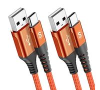 2-Pack 3M USB C Cable 3.1A Fast Car Charger Cable Compatible for iPhone 17 air 16 15 Plus Pro Max, Samsung Flip/Fold 7 6 5 4 3 S26 S25 S24 S10 S20 S21 S22 S23 A16/15/14/13/12 A35/A34 A56/55/54, Pixel