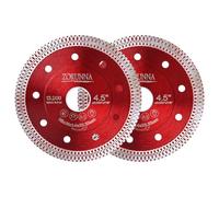 2 Pack 4.5 Inch Diamond Blade for Angle Grinder, Super Fine Tile Saw Blades for Smooth Cutting, 2 Indestructible Disc Sanders, Porcelain Tile, Marble