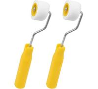 2 Pack 4/5 inch Mini Paint Rollers for Touch up Trim Edge or Corner, Extra Small Paint Wool Brushes, Tiny Painting Tool
