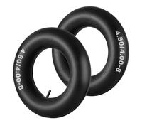 2 Pack 4.80/4.00-8 Inner Tube Heavy Duty Replacement Tire Tube 4.80-8 Tire Inner Tubes For Wheelbarrow wheel barrow Garden Carts Lawn Mowers Tillers Unicycles Agricultural Tiller and More