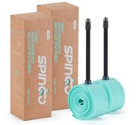 2-Pack/4-Pack SPINGO TPU Inner Tube 700C x 23C-32C with 48mm/60mm/80mm Presta Valves, Ultralight TPU Tubes 700C for Road Bike TPU Inner Tube Portable Spare Tire for Training and Cycling