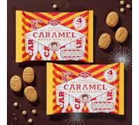 2 Pack (4 x 30g) Tunnocks Milk Chocolate Caramel Wafer Biscuits - (8 Wafer Biscuits Individually Wrapped)