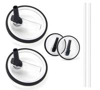 2 Pack 40 oz Tumbler Flip Straw Lid Replacement Fit for Stanley Quencher, Leak Proof for Stanley Lid Replacement Spill Proof Reusable Tumbler Cover Compatible with 40oz Stanley Cup Accessories