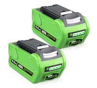 2 Pack 40V 6.0Ah Li-ion 29462 Replacement for Greenworks 40V Battery Compatible with Greenworks Battery 29727 29252 20642 29472 29462 G-MAX Tools
