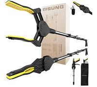 2 Pack 44" Grabber Reacher, Foldable Grabbers for Elderly Grab It Reaching Tool with Upgraded Rotating Jaw & 2 Storage Bags, Strong Magnetic Tip, Sturdy Grabber Pickup Tool for Trash Pickup, Aid