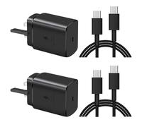 2 Pack 45W Samsung Super Fast Charger USB C with 1.8M Type C Charging Cable Cord PPS Wall Charging Block for Samsung Galaxy S24 Ultra/S24/S24+/S23/S23+/S23 Ultra/S22+/S22 Ultra