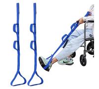 2 Pack 46 Inch Leg Lifter for After Hip & Knee Surgery, Perfect for Elderly, Post Hip/Knee Surgery, Multi-Loop Strap, Leg Lifters Getting Legs in and Out of Bed, Car, Couch, Wheelchair