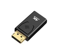 2 Pack 4K DisplayPort to HDMI Adapter Display Port to HDMI Converter 4K@30Hz/2K@60Hz/1080P@120Hz Uni-Directional DP Male to HDMI Famale Adaptor Compatible with Lenovo Dell NVIDIA HP GPU AMD