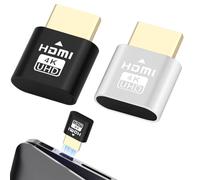 2 Pack 4K Wireless HDMI Streaming Stick, Mirroring Adapter Dummy Plug Headless for TV/PC/Mobile Plug & Play Smart Media Receiver Access Channels Ultra HD Casting Device