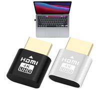 2 Pack 4K Wireless HDMI Streaming Stick, Mirroring Adapter for TV/PC/Mobile, Plug & Play Smart Media Receiver, Access All Channels, Ultra HD Casting Device