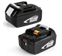 2 Pack 5.0Ah Replacement for Makita 18V Battery BL1860 BL1820 BL1830B BL1840B BL1850B BL1815B BL1835B LXT400 Li-Ion LXT Battery with LED Indicator for All Makita 18V Power Tools