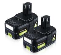 2 Pack 5.5Ah 18V P108 Li-ion Replacement for Ryobi 18V Battery Compatible with Ryobi Battery P108 P204 P206 P2060 Cordless Power Tools