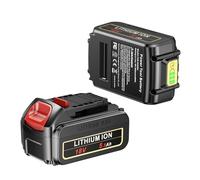2 Pack 5.5Ah Battery for Dewalt 18V Battery, ASUNCELL Li-ion Replacement for Dewalt Batteries 18V DCD/DCF/DCG/DCS Series Cordless Tools with LED Indicator, DCB200 DCB204 DCB184 DCB180