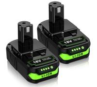 2 Pack 5.5Ah Li-ion Replacement Battery for Ryobi 18V ONE+ | Compatible with RB18L50 RB18L25 RB18L40 RB18L15 RB18L13 P102 P103 P104 P105 P106 P107 P108