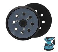2-Pack 5 Inch 125mm Hook & Loop Sander Backing Pad, 8-Hole Dust Extraction, Replacement for Makita BO5031, BO5041, BO5030, M9204 & Other Random Orbital Sanders