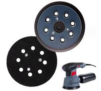 2-Pack 5 Inch 8 Holes Replacement Sander Backing Pads for DeWalt Makita BO5010, BO5030K, BO5031K, BO5041K, BO5042, 125mm Sanding Discs, Hook and Loop Random Orbital Sanders Backing Pad