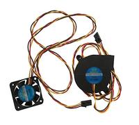 2-Pack 50000Hours 3wires DC Fans DC 5V Cool Blower Fan Kit 4010 5015 Extruder Hotend Cooler Radiator Left Hotend Fan, Front Hotend Fan for Prusa i3 MK3 MK3S MK2/2.5 3D Printer