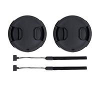 2-Pack 52mm Front Lens Cap Cover with Keeper for 52mm DSLR Mirrorless Lens | for Fuji Fujifilm X-M5 X-A7 X-T200 X-T50 X-T30II X-T30 X-T20 X-T10 XT50 XT30 XT20 XA7 XM5 with XC 15-45mm Kit Lens & More