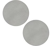2 Pack 53.3mm Coffee Portafilter Puck Screen,Reusable 1.7mm Thickness Coffee Filter Mesh Plate for Espresso Portafilter Filter Basket (53.3mm,100μm)
