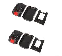 2-Pack 5S Li-ion Battery Case Shell, Plastic Housing for DIY Power Tool Packs, for 21V 5-Series Lithium Cells